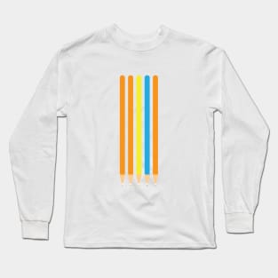 Color Pencils Long Sleeve T-Shirt